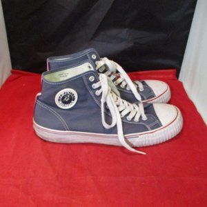 PF Flyer Center Hi Canvas Blue Sneakers Men's 11 / Women's 12.5